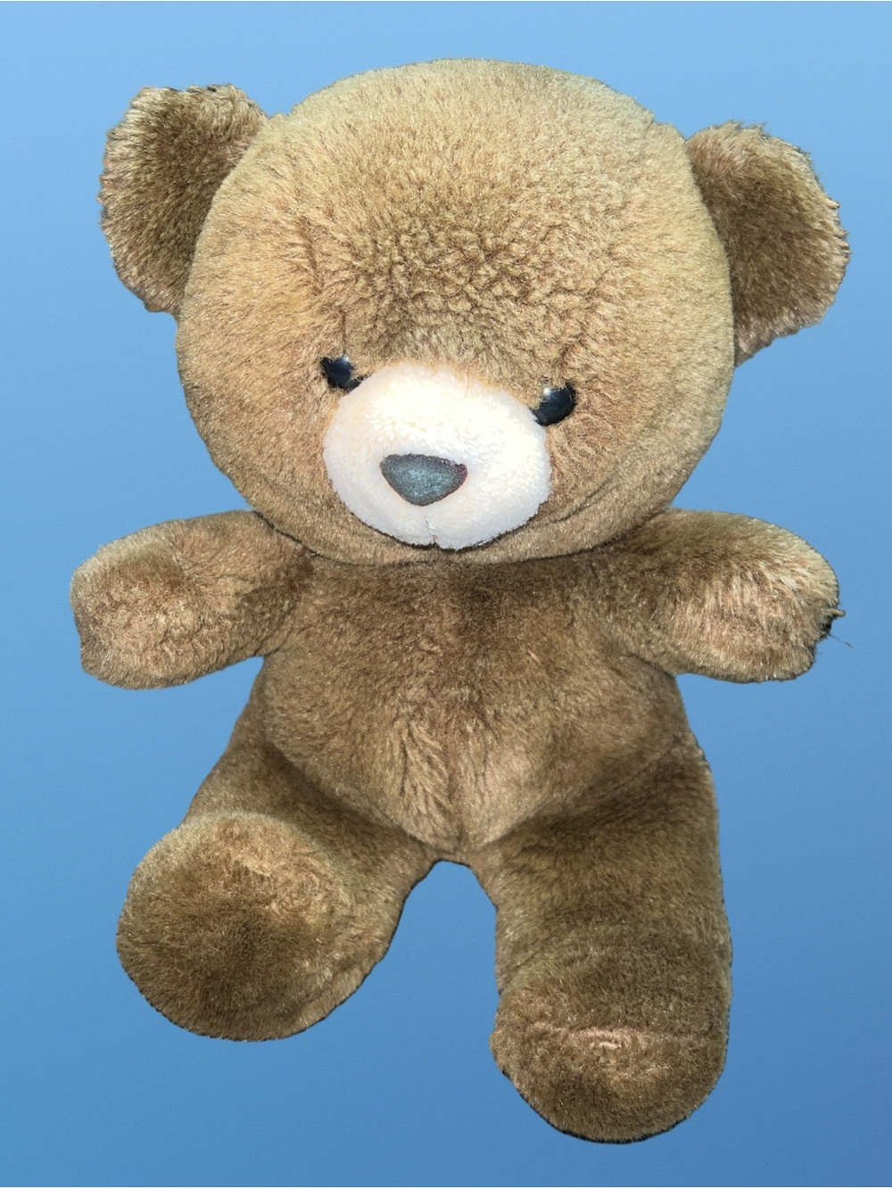 Very Rare Sanrio 1985 Teddy Bear Hard Plastic Eyes 14”